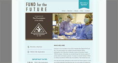Desktop Screenshot of fundforthefuture.aagl.org